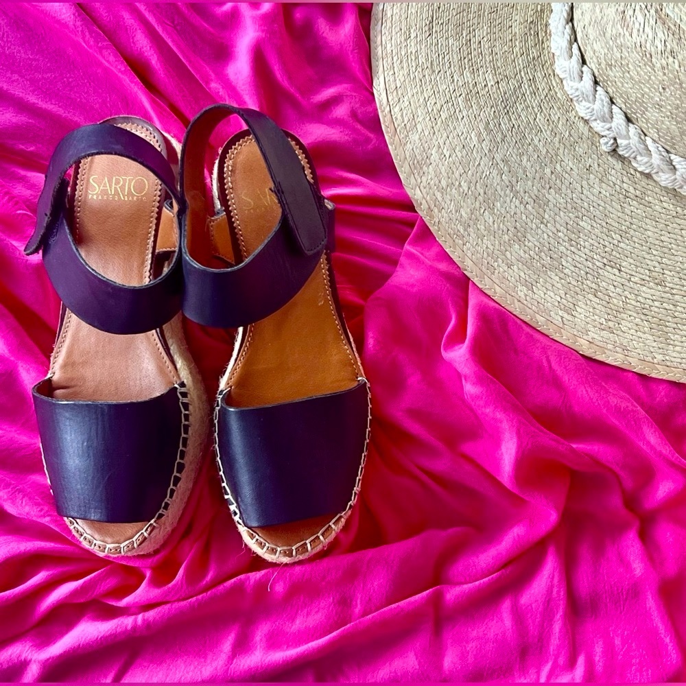 Franco Sarto Velcro wedges